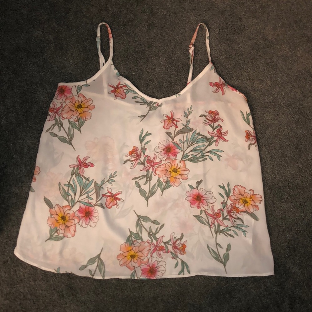 Spaghetti strap tank top